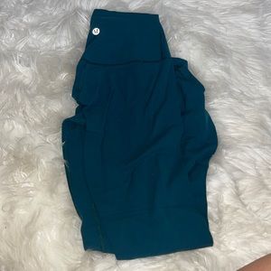 Teal align leggings